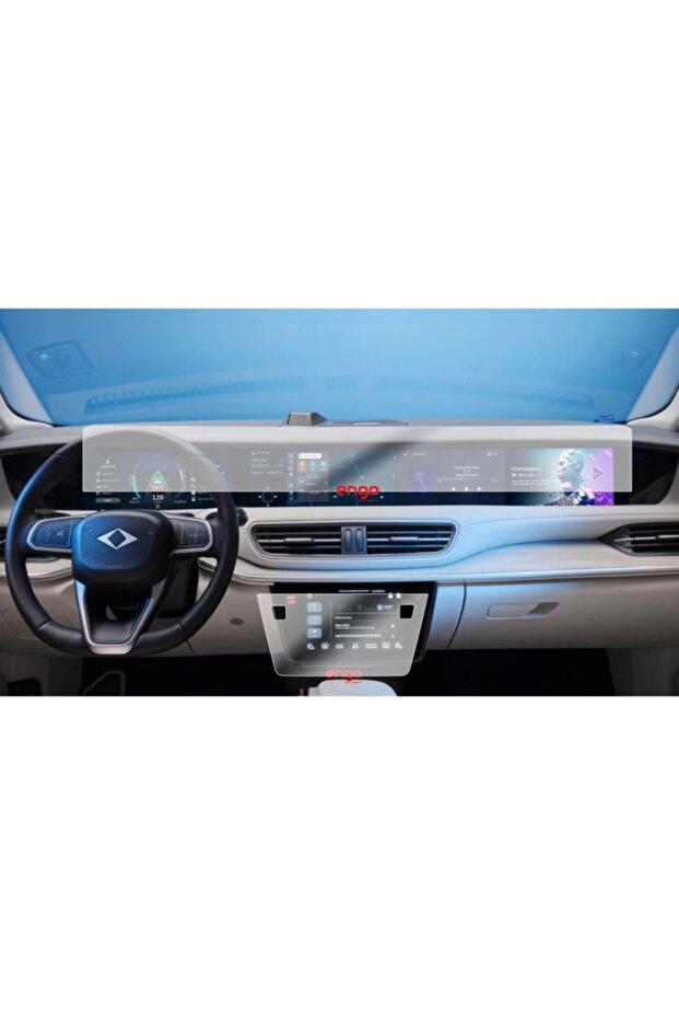 Togg T10F Matte Screen Protector Instrument Information and Control Display - 1