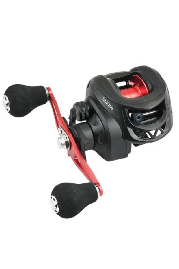 GLE200 baitcasting reel, 2R, right handle, 6.3:1 recovery ratio, right handle, for lefties - 1