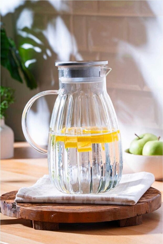 Borosilikat Cam Sürahi - 1800 ML - 5