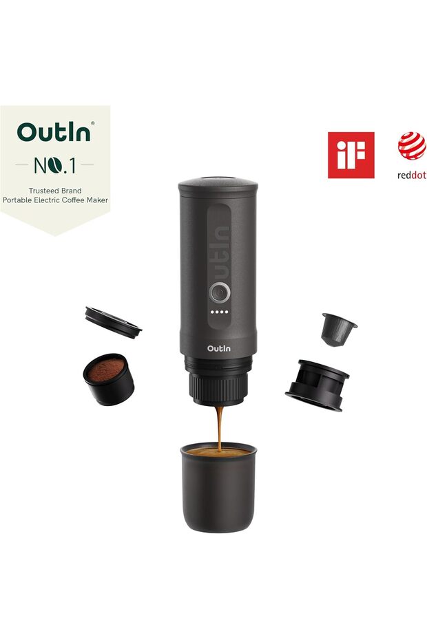 Nano Portable Electric Espresso Machine with 3-4 Min Self-Heating, 20 Bar Mini Small 12V 24V C - 3