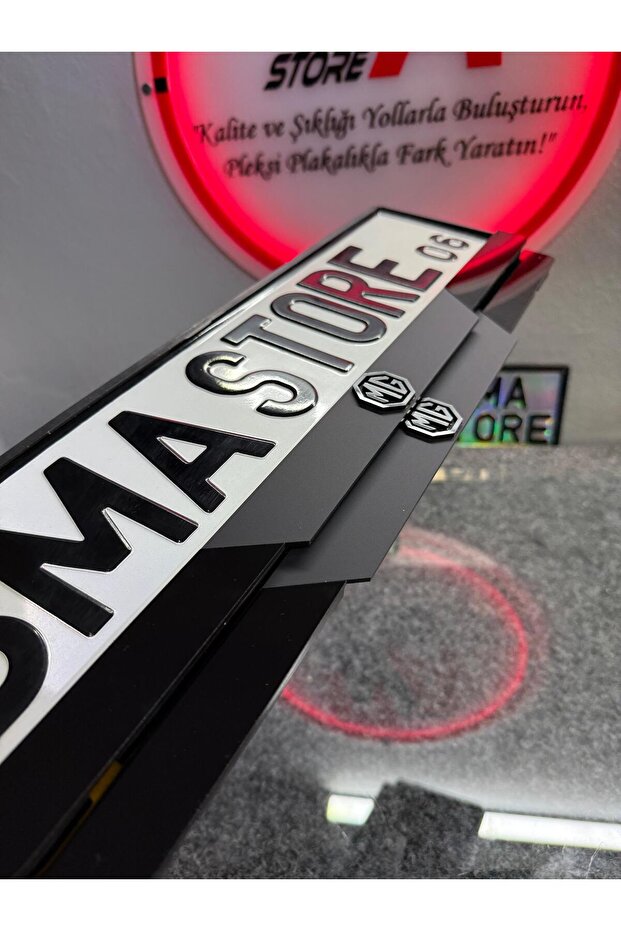 MG LOGOLU MAT MODEL PLKESİ PLAKALIK - 4