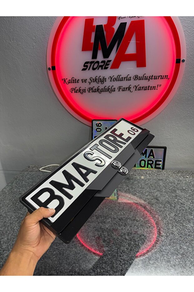 MG LOGOLU MAT MODEL PLKESİ PLAKALIK - 3