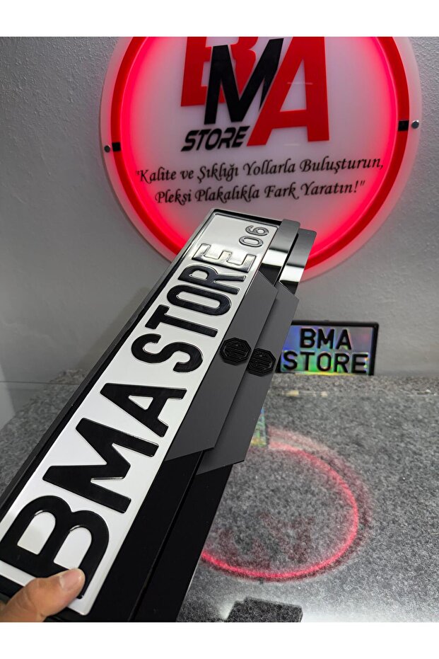 MG LOGOLU MAT MODEL PLKESİ PLAKALIK - 8