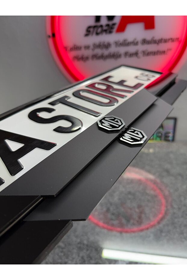 MG LOGOLU MAT MODEL PLKESİ PLAKALIK - 1