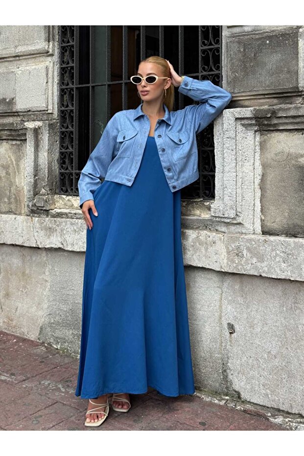 Elbiseli Kot Ceketli Takım - 1