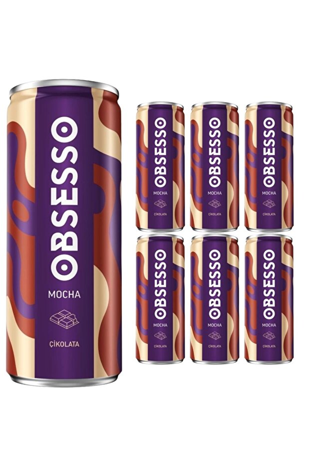 OBSESSO ICED COFFEE MOCHA CİKOLATALI 250 ML X 6 ADET - 1