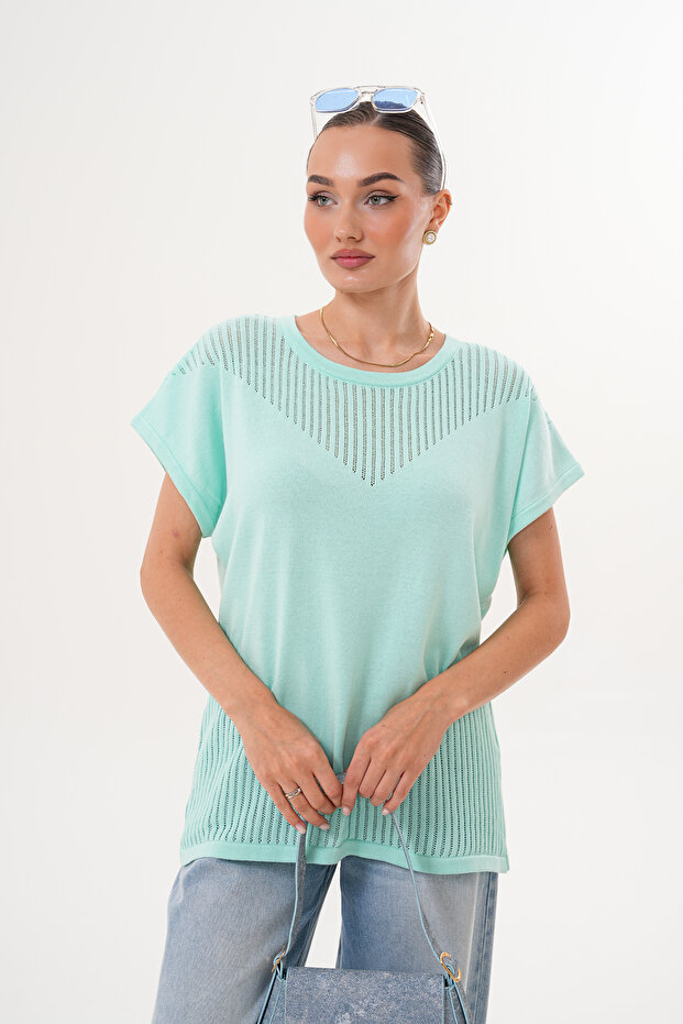 Washable 100% Cotton Knit T-Shirt