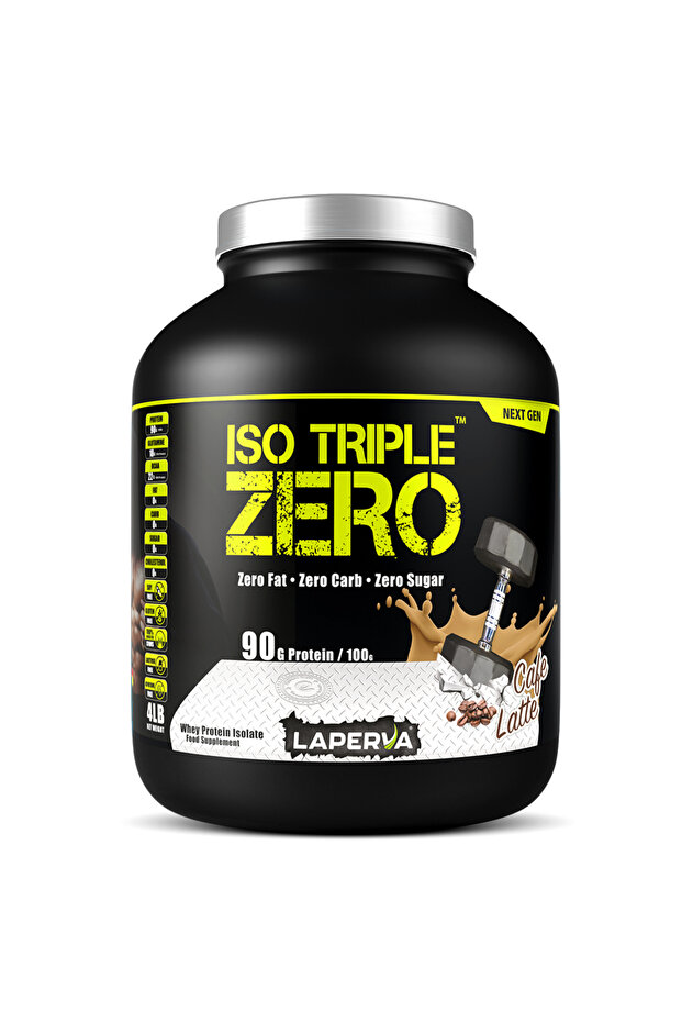 Iso Triple Zero Next Generation Whey Protein Isolate, Cafe Latte, 4 LB