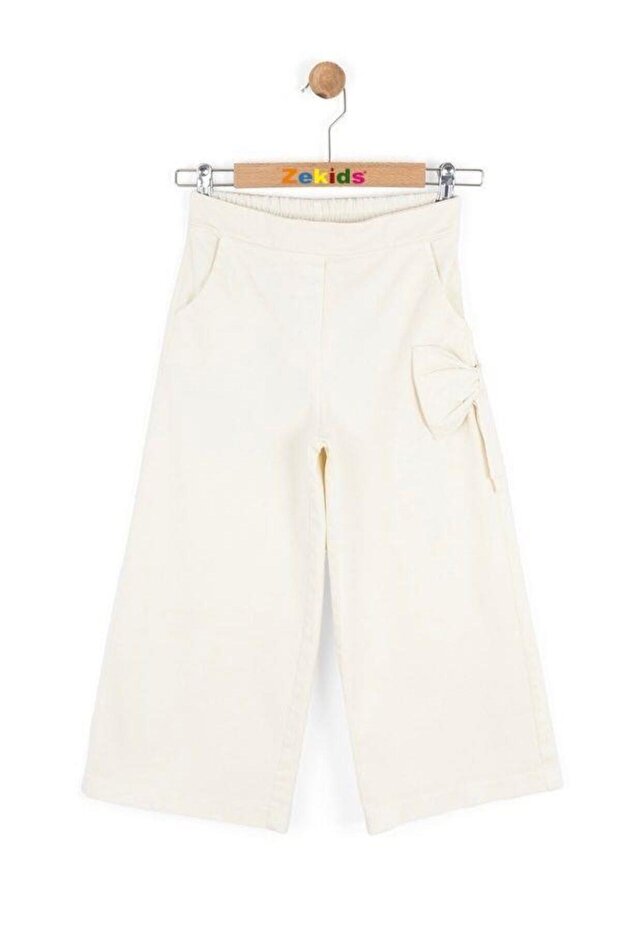 Devojčice Sa mašnom široke pantalone - 2