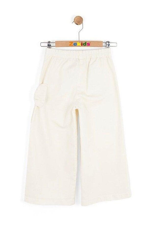 Devojčice Sa mašnom široke pantalone - 3