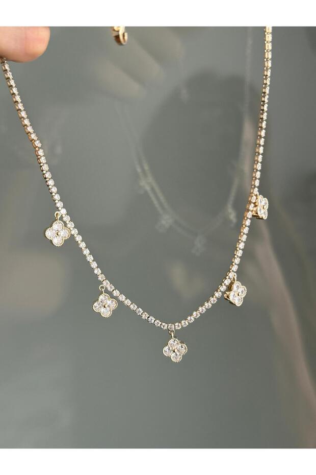 Su yolu yonca kolye - 4