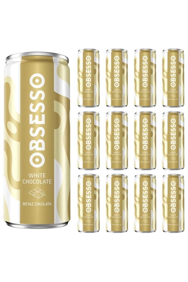 OBSESSO ICED COFFEE WHITE CHOCOLATE MOCHA 250 ML X 12 ADET - 1