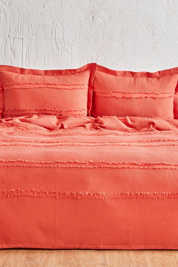 Hazel Single Bedspread Set Red - 2
