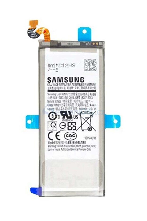 Original Samsung Galaxy Note 8 Replacement Battery EB-BN950ABE N950 | 3300mAh Li-ion Cell for Long-