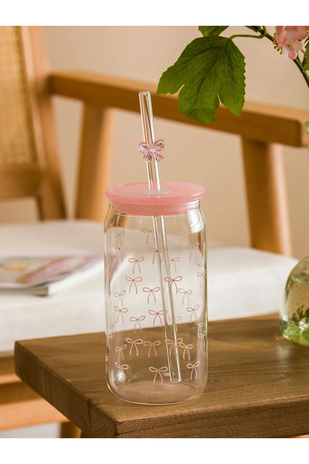 LCW HOME Karışık Pipetli Cam Bardak 480 Ml - 1