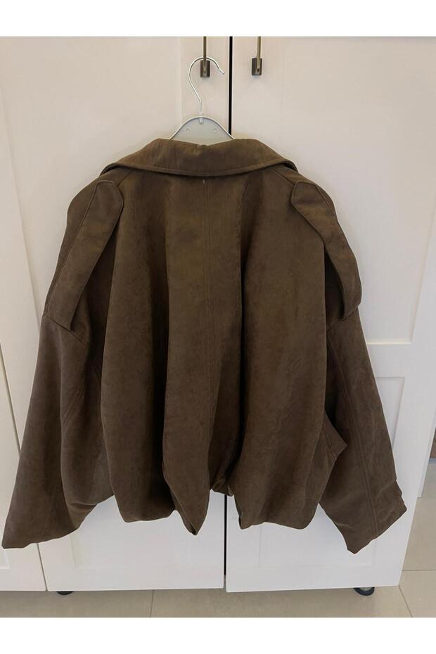 Süet bomber ceket - 3