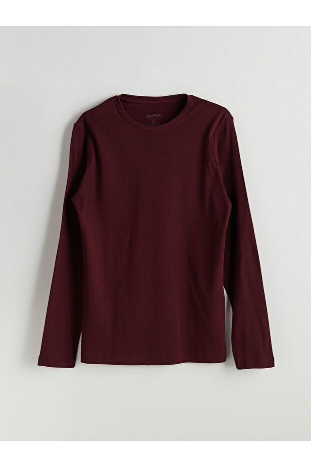 Peak New Season Crew Neck Basic Long Sleeve Men's T-Shirt