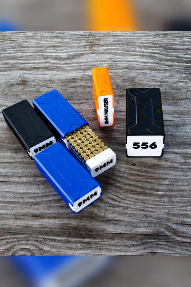 9mm 50’li Mermi Kutusu | Kilitlenebilir Güvenli Ammo Box - 2