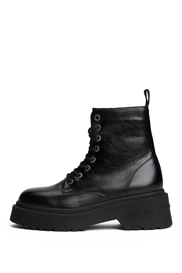 Deri Siyah Kadın Bot EN0EN02848BDS - 2