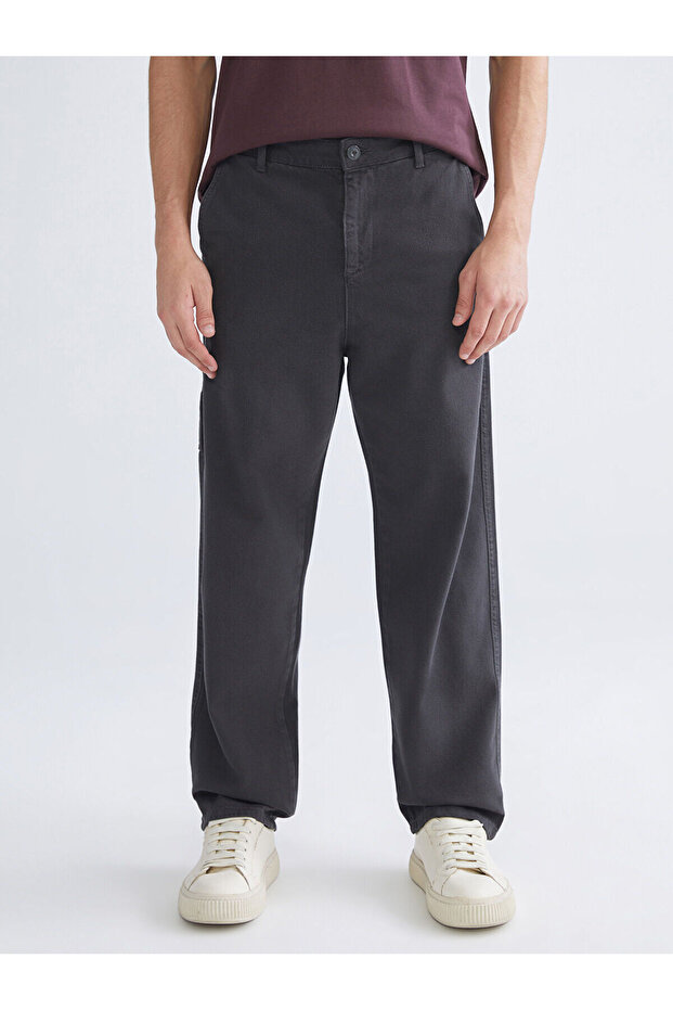 XSIDE Rahat Kalıp Kanvas Erkek Pantolon - 2