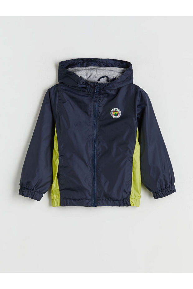 New Season Hooded Printed Boys' Raincoat