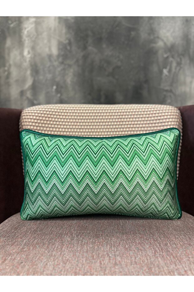 Imported Silk Velvet Chevron 1011 Rectangular (50X30 cm) Case