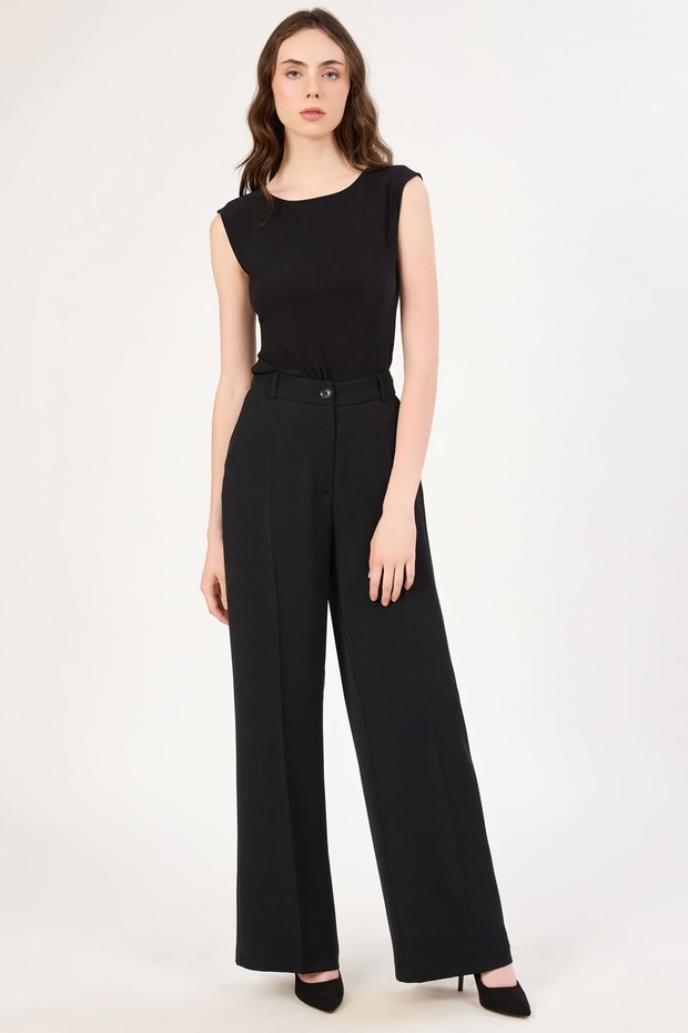 İspanyol paça klasik pantolon - 2