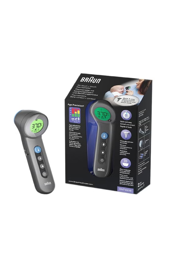 (No touch + Touch) forehead thermometer with Age Precision Technology - BNT400B - 1