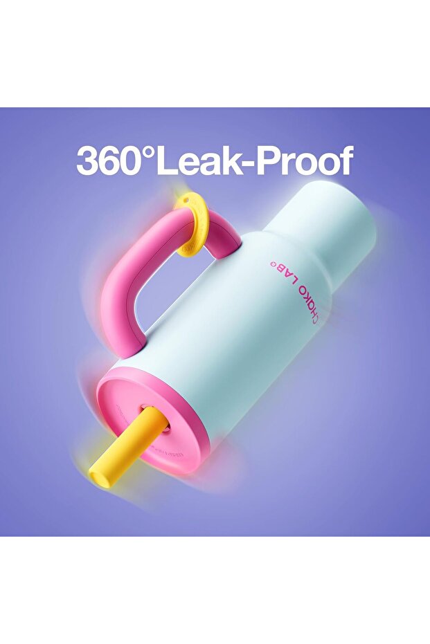 CHaKOLAB BaWangCUP Stainless Steel Insulated Tumbler with Handle and Straw, BPA Free, 950 ml - 8