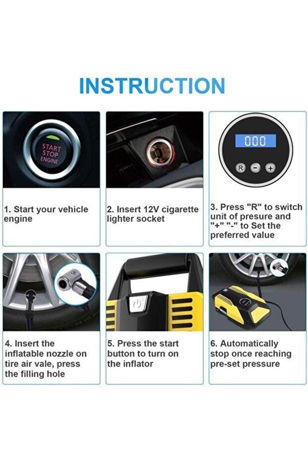 منفاخ الإطارات الرقمي - 5