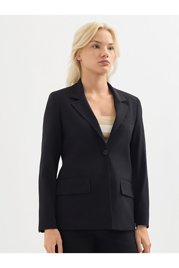 Kadın Ceket-Siyah - 4