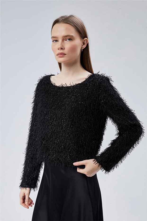 Simli Sakallı Bluz - 3