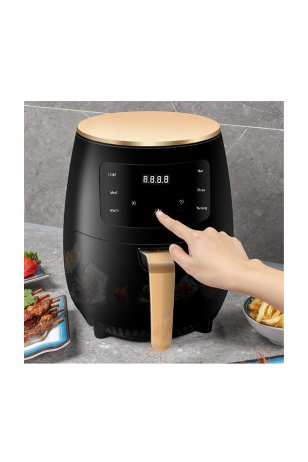6L Digital Air Fryer – Smart Touch Panel, 8 Preset Programs, 2400W/1400W