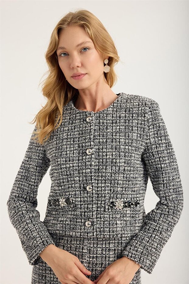 سترة بوكلت بأربعة أزرار - 1