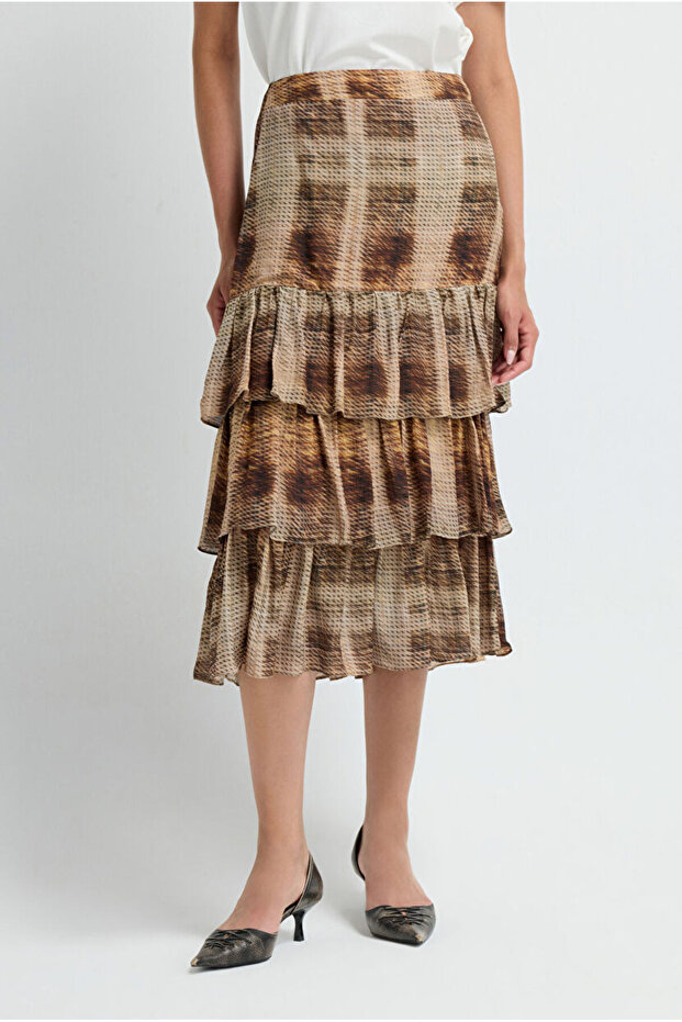 Volanlı Katlı Etek - 3