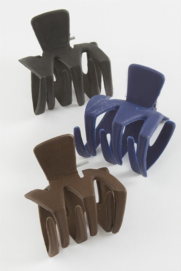 مشبك ملون متعرج 6 سم - 1