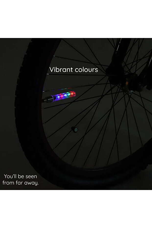 Bicycle Valve Cap (set2) - Firefly Light (THVB2) - Multicolor - 8