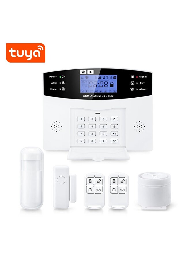 EV VE İŞYERİ İÇİN UZAKTAN KUMANDALI ALARM SİSTEMİ WİFİ-GSM HATLI HAREKET SENSÖRLÜ ŞARJLI ALARM SETİ - 4