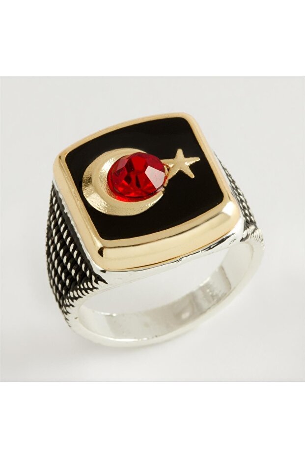 Moon Star Metal Men's Ring