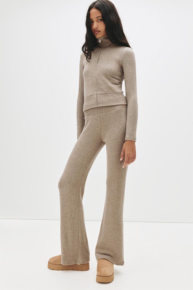 Soft touch fermuarlı kazak - 2