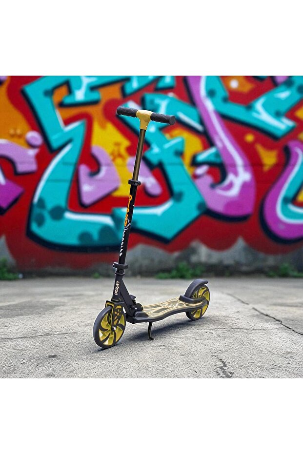 2tekerlekli 100kilo Kapasiteli Ayakcaklı Katlanabilir Genç Scooter - 2