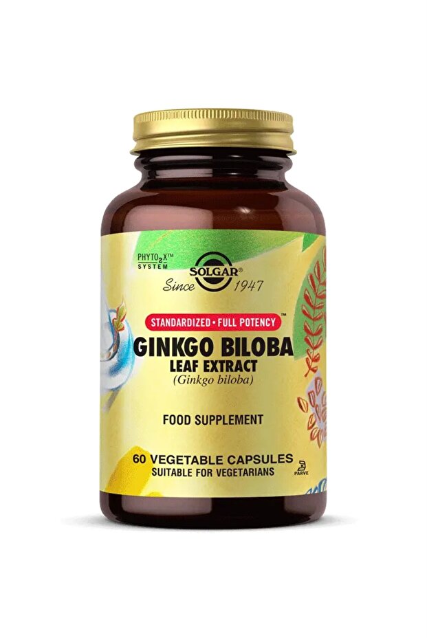 Ginkgo Biloba Leaf Extract 60 Kapsül - 1
