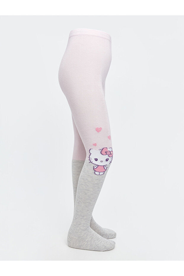 Hello Kitty Desenli Kız Çocuk Külotlu Çorap - 1