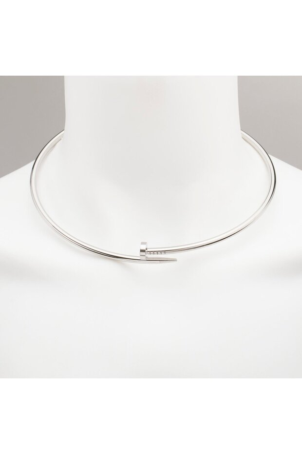 Colier Cui Argintiu - 1