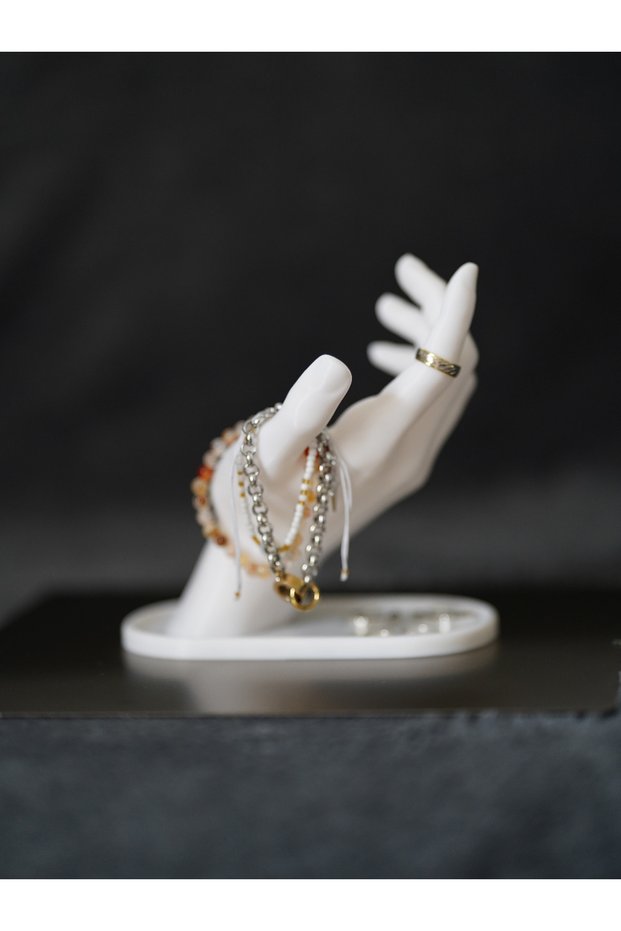 Multi-Purpose Necklace Bracelet Ring Organizer, Modern Jewelry Organizer, Hand-Shaped Jewelry Stand