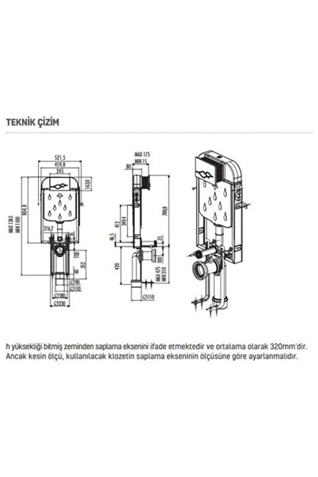 Gömme rezervuar SET - 5