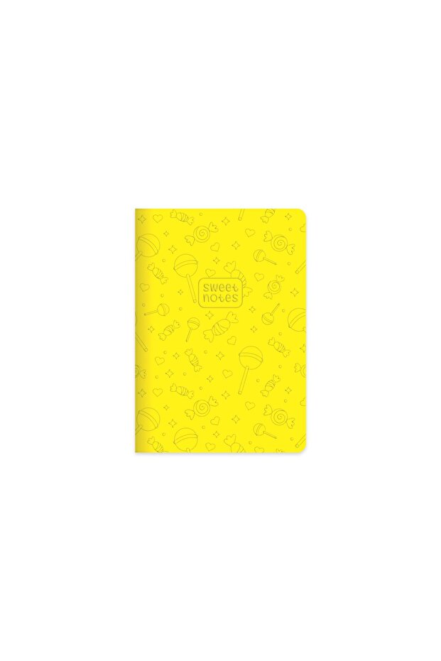 14X20 Hardcover Thermo Leather Cover Striped Neon Candy Notebook - Green