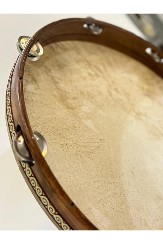 ZİLLİ BENDİR GERÇEK DERİLİ 45 CM - 3