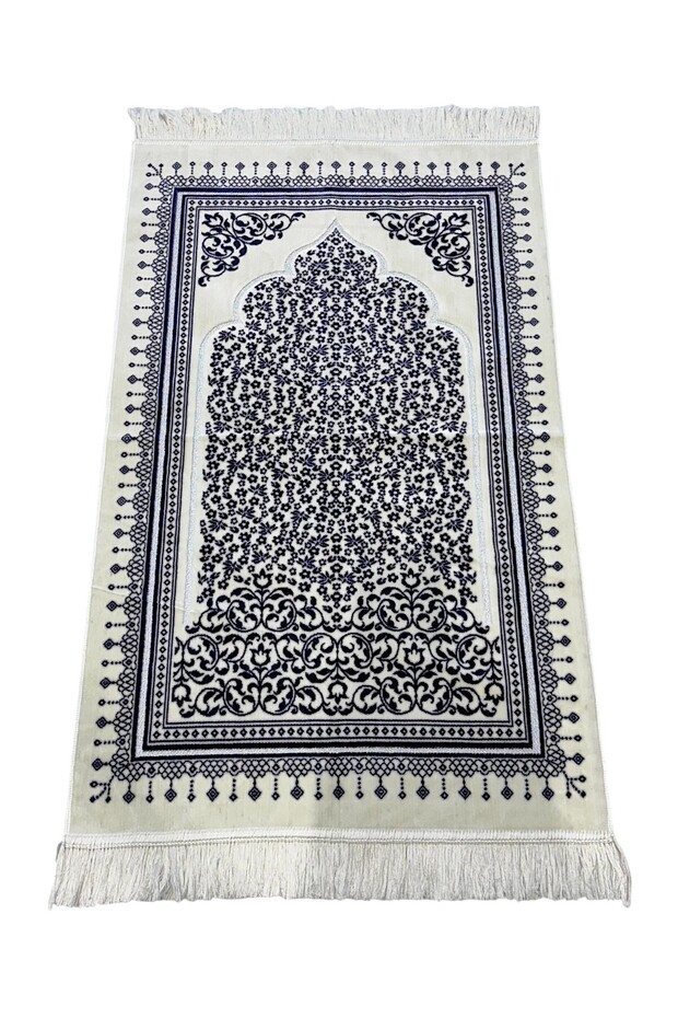 سجادة صلاة أكريليك لامعة بنمط زهور
