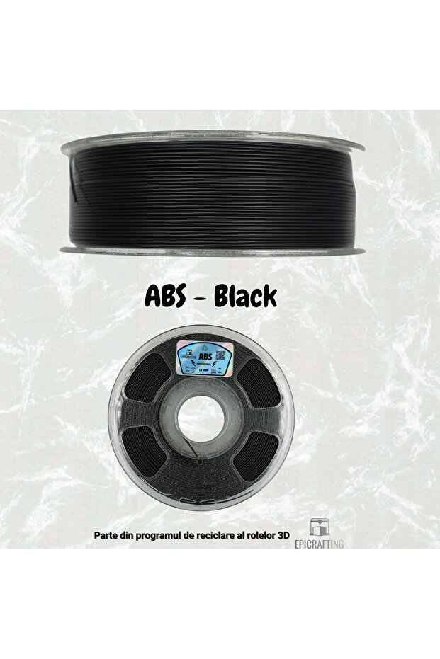 Νήμα 3D - ABS ΜΑΥΡΟ - 2